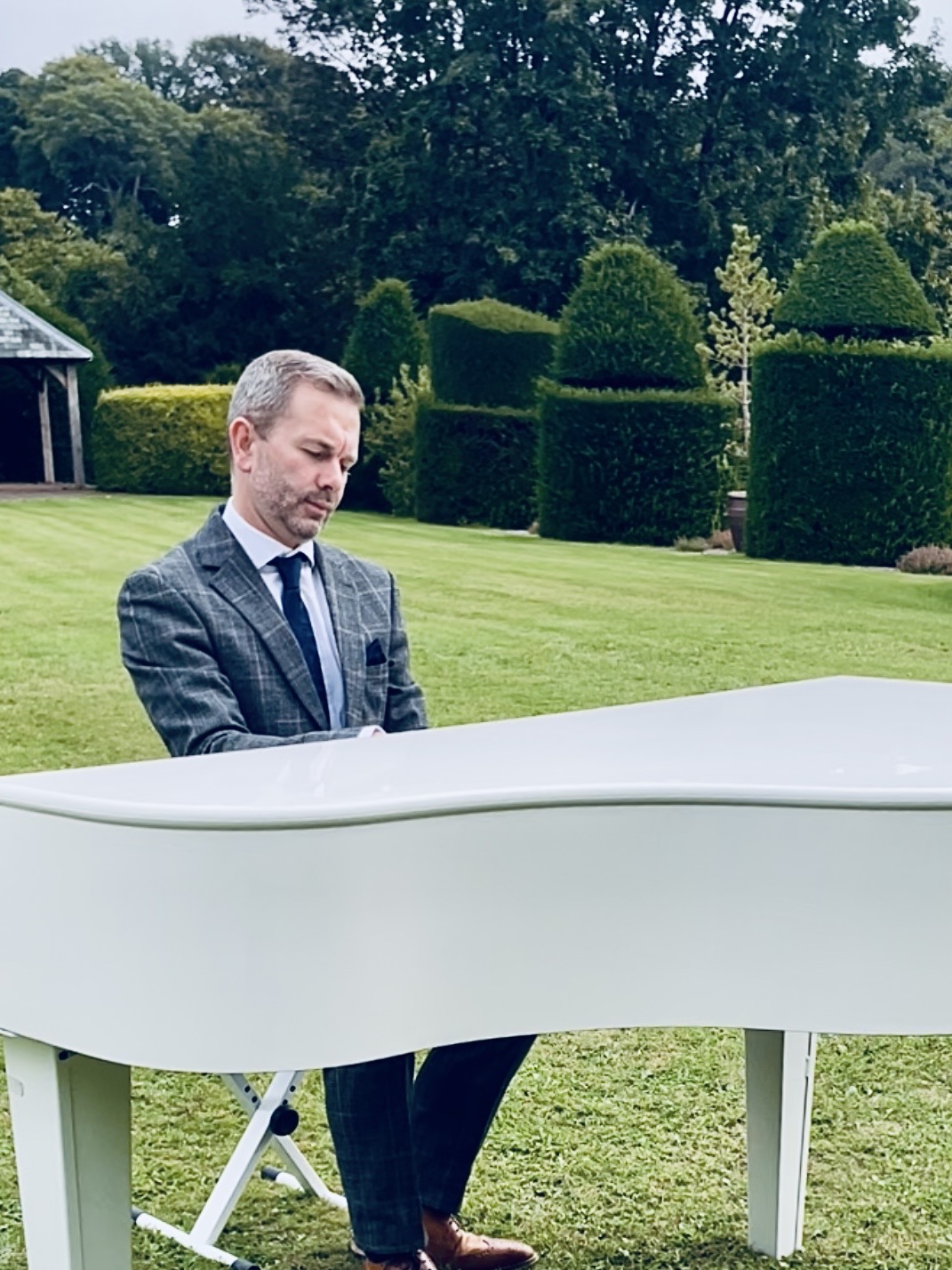 The Lake District Pianist Craig Smith playing Askham Hall wedding piano music